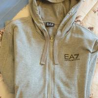 FELPA CON CAPPUCCIO  EMPORIO ARMANI 