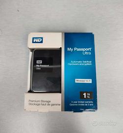 HARD DISK ESTERNO WESTERN DIGITAL ULTRA 1TB 