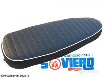 Sella Sport nera rigo Bianco modello Taipan Vespa