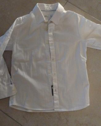 ZARA Camicia bimbo boy shirt 7 misura slim fit