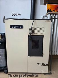 Stufa a pellet camilla 5 kw con tubi
