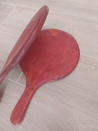 Racchettoni in legno marino 