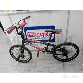 BICICLETTA BMX SILVER STAR ROSSA NERA