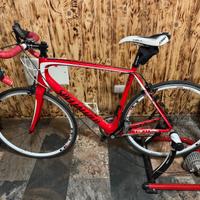 Bici corsa carbonio Specialized + Rulli