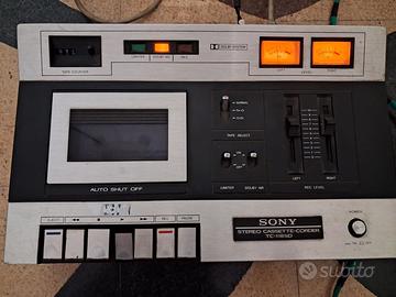 Sony TC-118SD piastra cassette vintage funzionante