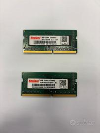 RAM DDR4 16GB (2x8GB) 2400MHz SODIMM per notebook