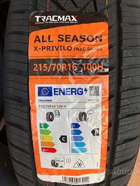 Pneumatici quattro stagioni, misura 215/70-16 100V