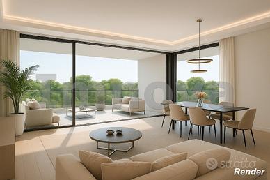 Nuova costruzione, attico con ampio terrazzo