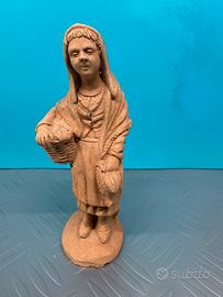 Statuetta di terracotta fatta a mano
