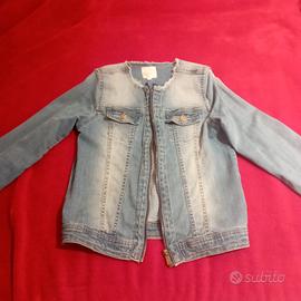 giubbino jeans bambina 