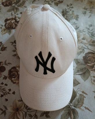 Berretto New Era NY Bianco Cotone Uomo