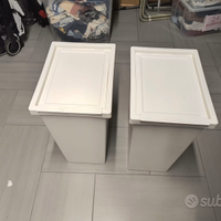 Bidoni Ikea FILUR con coperchio 42l