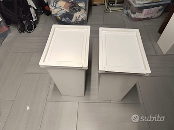 Bidoni Ikea FILUR con coperchio 42l