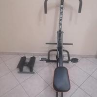 attrezzo fitness Total crunch+ stepper 