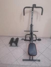 attrezzo fitness Total crunch+ stepper 