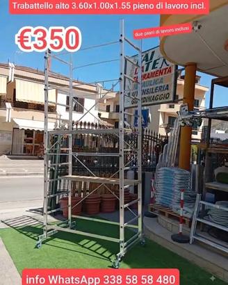 trabattello alto 3.6 MT base 100x155