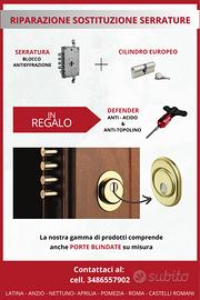 Riparazioni e sostituzioni serrature