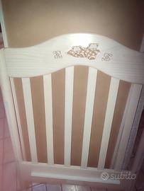 culla completa pali e materasso prenatal