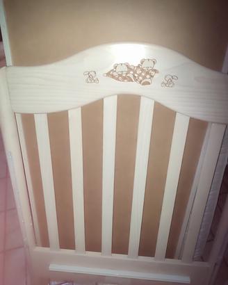 culla completa pali e materasso prenatal