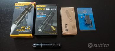 Torcia Nitecore MH12S P12GTS Wuben C3