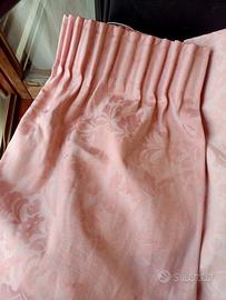 2 teli tenda stoffa damascata già cuciti