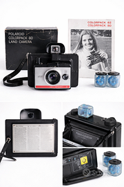 Polaroid Colorpack 80 Land Camera vintage + scatol