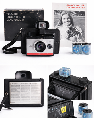 Polaroid Colorpack 80 Land Camera vintage + scatol