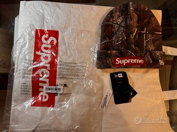 Supreme New Era Box Logo Beanie RealTree