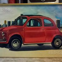 Quadro fiat 500 rossa