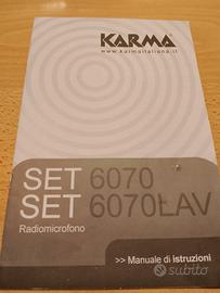 Radiomicrofono karma set 6070