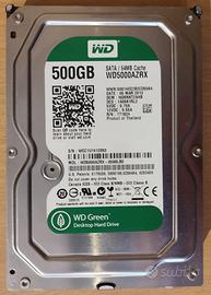 HD Sata Western Digital 500 Gb Green Label