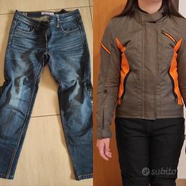 Giacca IXS Lady tg XS Pantalone Spidi Jeans tg 30