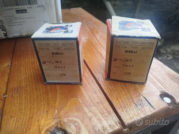 cilindri e pistoni Benelli 250 2 c ,Guzzi ,motobi