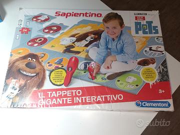 Gioco Sapientino tappeto gigante interattivo Pets