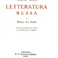 Storia della letteratura russa