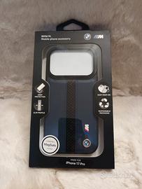 Custodia MagSafe BMW per iphone 17 pro nuova blu