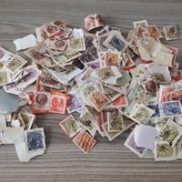 Lotto 1000 francobolli usati serie Siracusana