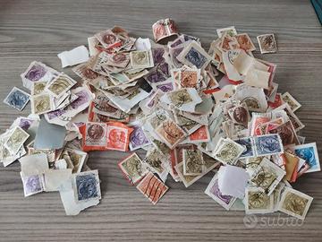 Lotto 1000 francobolli usati serie Siracusana