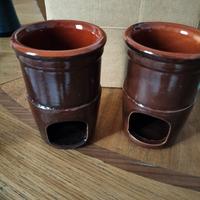 set in ceramica per sciogliere il cioccolato 