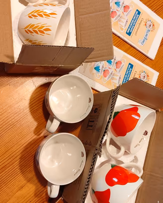 6 tazze Mulino Bianco 2026 - Collezione completa 