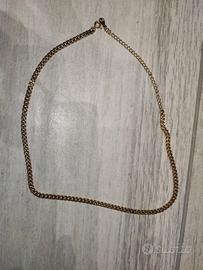 catenina girocollo placcato oro 