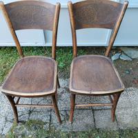 n 2 sedie anni 30 discrete condizioni