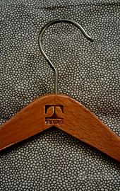 Gruccia in legno di Design Vintage 