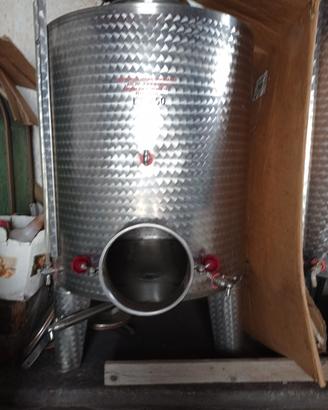 botte acciaio 750 litri