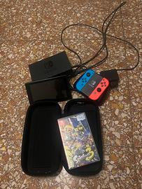 Nintendo switch completa+ splatoon 3 + custodia
