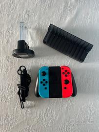 Joycon nintendo switch originali + accessori vari