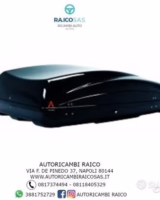 BOX BAULE PORTATUTTO HELIOS 320NERO METALLIZZATO M