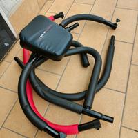 attrezzo da palestra per addominali esercizi vari