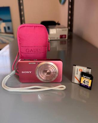 Sony Dsc-W630 fotocamera digitale rosa Y2k 16.1 MP