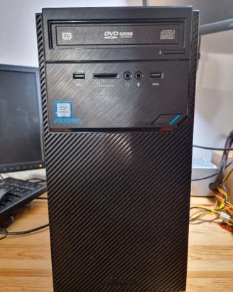 PC fisso desktop ASUS PRO cpu Intel i5 8GB RAM SSD